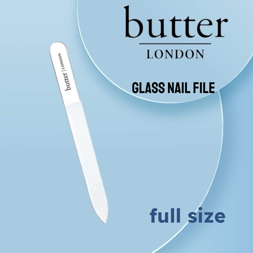 💟3/25$ 🆕*NEW* BUTTER LONDON | FULL | Signature Glass Nail File